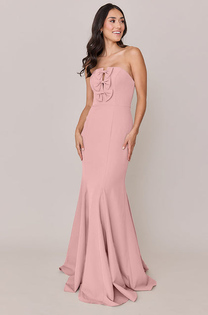Colette Crepe Dress | Made To Order | Blushing Bride