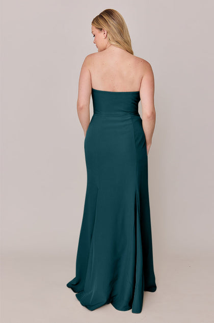 Colette Crepe Dress | Made To Order | Classic Emerald