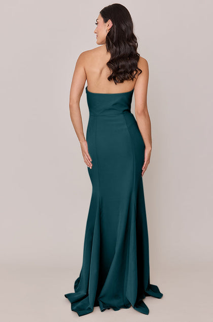 Colette Crepe Dress | Made To Order | Classic Emerald
