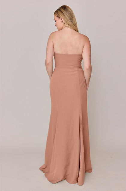 Colette Crepe Dress | Made To Order | Desert Rose