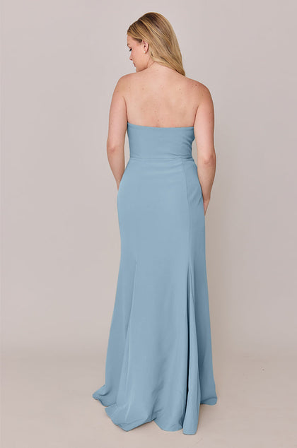 Colette Crepe Dress | Made To Order | French Blue