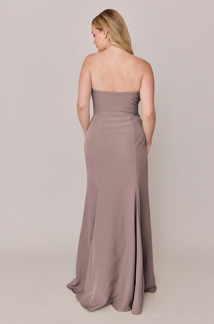 Colette Crepe Dress | Made To Order | Latte