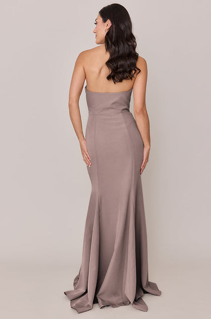 Colette Crepe Dress | Made To Order | Latte