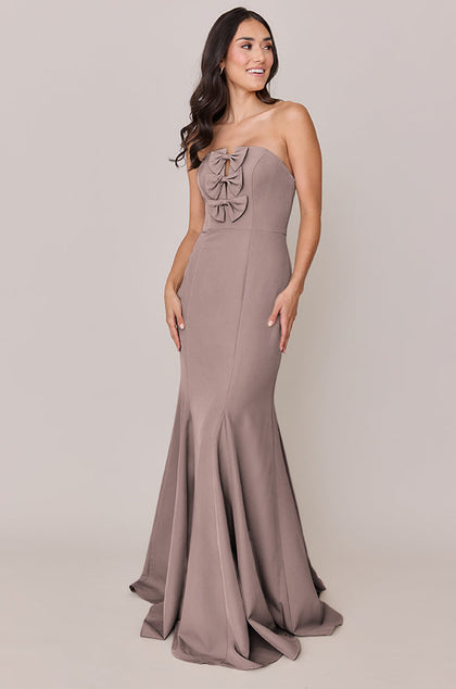 Colette Crepe Dress | Made To Order | Latte
