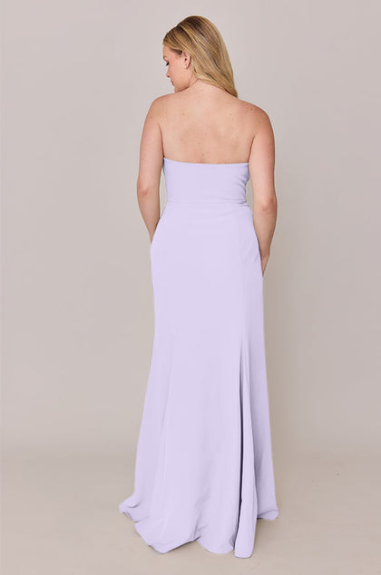 Colette Crepe Dress | Made To Order | Light Lavender