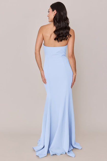 Colette Crepe Dress | Made To Order | Periwinkle