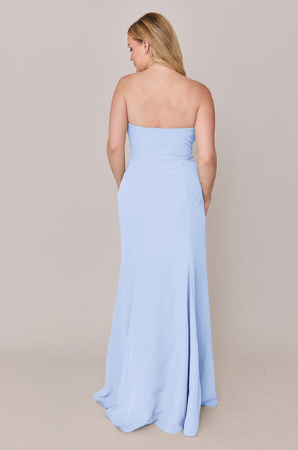 Colette Crepe Dress | Made To Order | Periwinkle