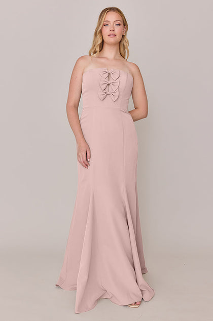 Colette Crepe Dress | Made To Order | Petal Pink