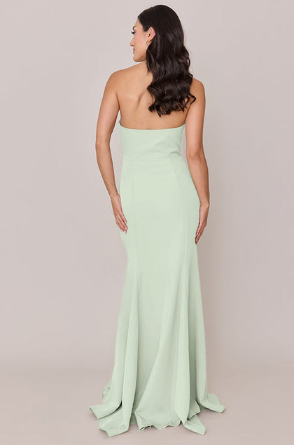 Colette Crepe Dress | Made To Order | Pistachio