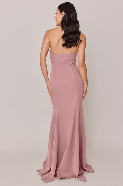 Colette Crepe Dress | Made To Order | Rose Quartz