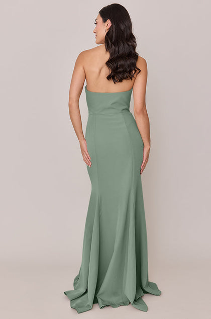 Colette Crepe Dress | Made To Order | Sage