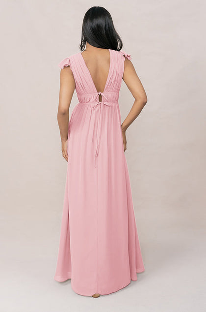 Cora Chiffon Dress | Made To Order | Blushing Bride