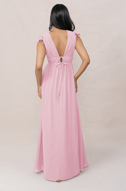 Cora Chiffon Dress | Made To Order | Perfect Pink