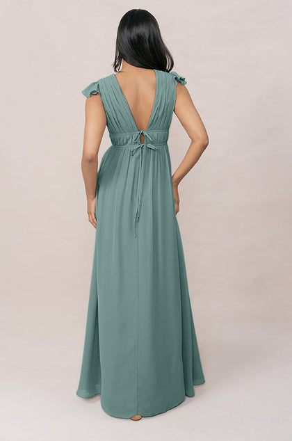 Cora Chiffon Dress | Made To Order | Rosemary