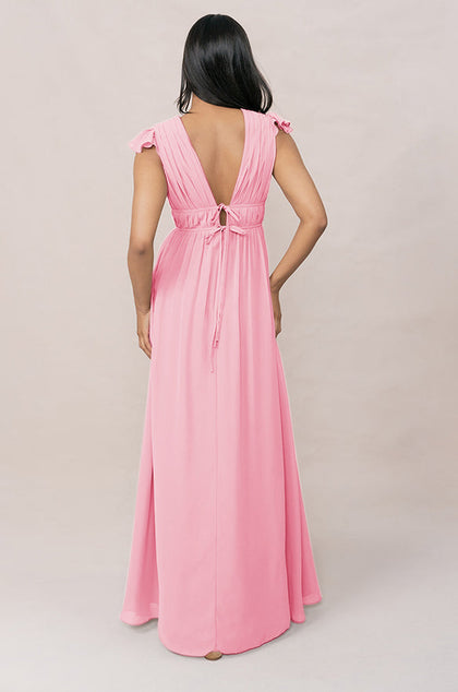 Cora Chiffon Dress | Made To Order | Rosette