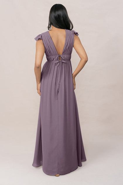 Cora Chiffon Dress | Made To Order | Wisteria