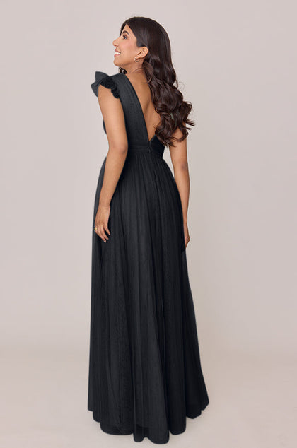Cora Tulle Dress | Made To Order | Black