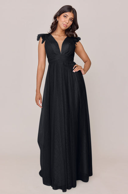 Cora Tulle Dress | Made To Order | Black