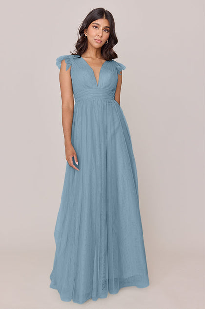 Cora Tulle Dress | Made To Order | French Blue
