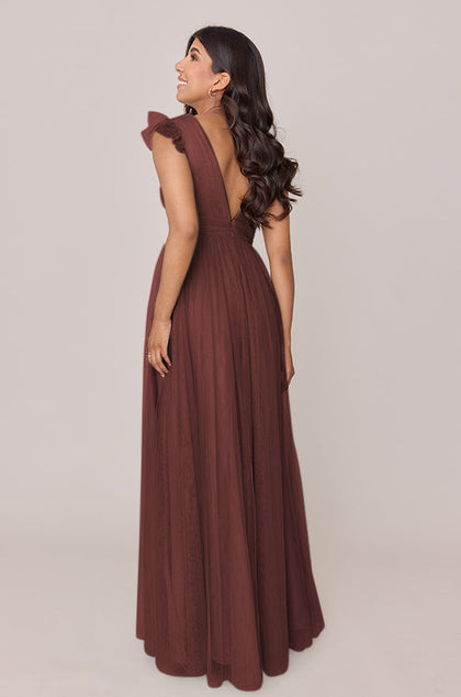 Cora Tulle Dress | Made To Order | Mahogany