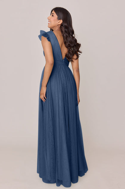 Cora Tulle Dress | Made To Order | Romantic Blue