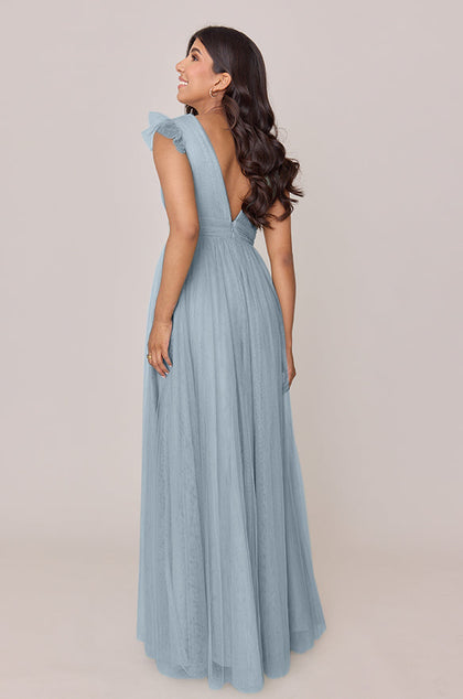 Cora Tulle Dress | Made To Order | Sky Blue