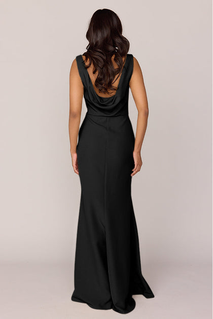 Dakota Crepe Dress | Made To Order | Black