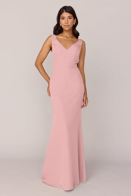 Dakota Crepe Dress | Made To Order | Blushing Bride