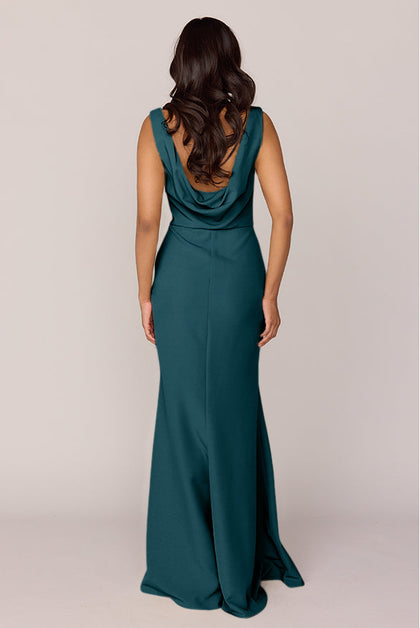 Dakota Crepe Dress | Made To Order | Classic Emerald