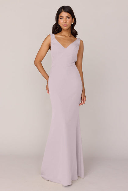 Dakota Crepe Dress | Made To Order | Lilac