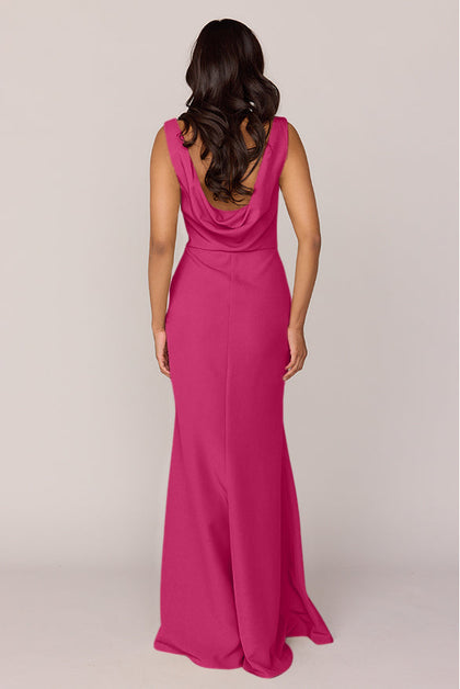 Dakota Crepe Dress | Made To Order | Malibu Pink