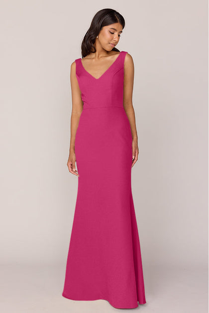 Dakota Crepe Dress | Made To Order | Malibu Pink
