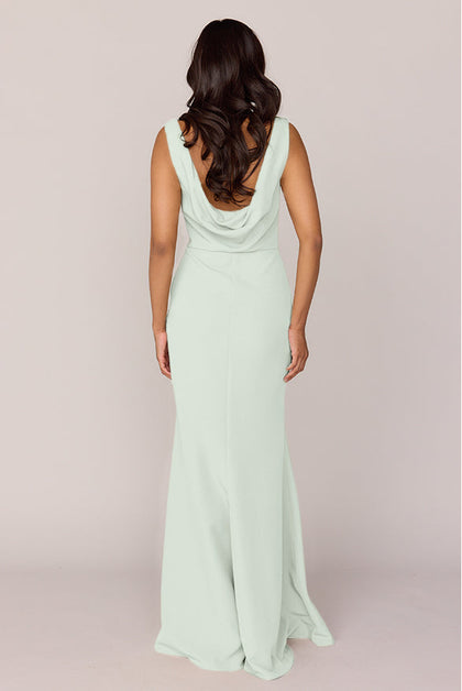 Dakota Crepe Dress | Made To Order | Pistachio