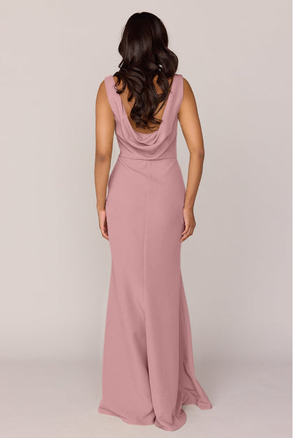 Dakota Crepe Dress | Made To Order | Rose Quartz