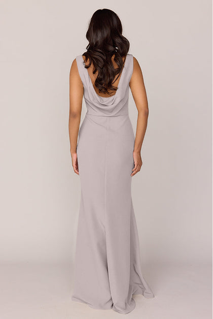 Dakota Crepe Dress | Made To Order | Taupe