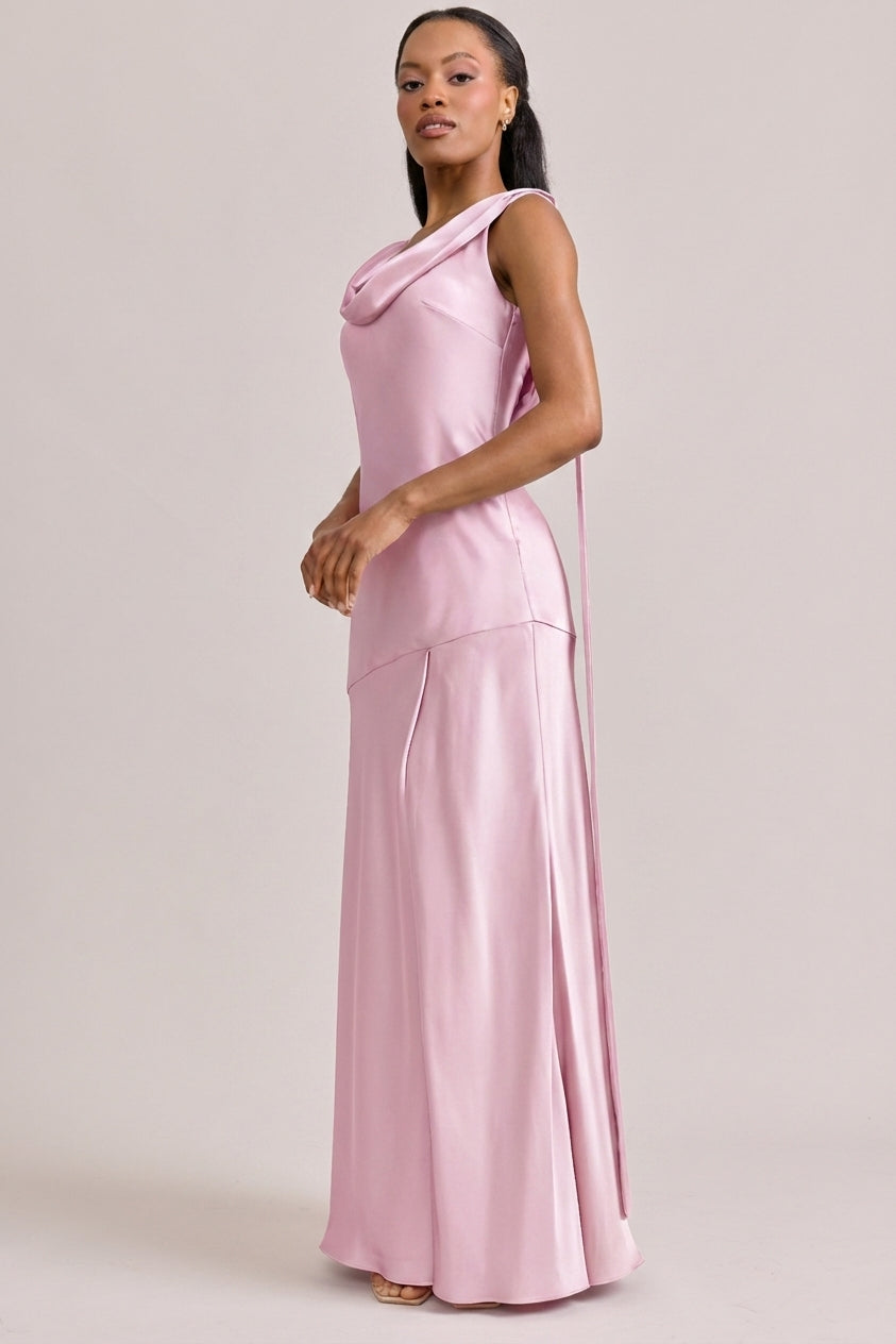 Dani Satin Dress | Made To Order Pistachio Dani Satin Dress | Made To Order Pistachio