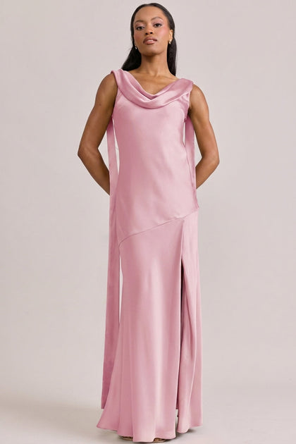 Dani Satin Dress | Made To Order | Perfect Pink