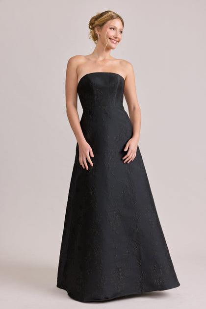 Darcy Jacquard Dress | Made To Order | Black