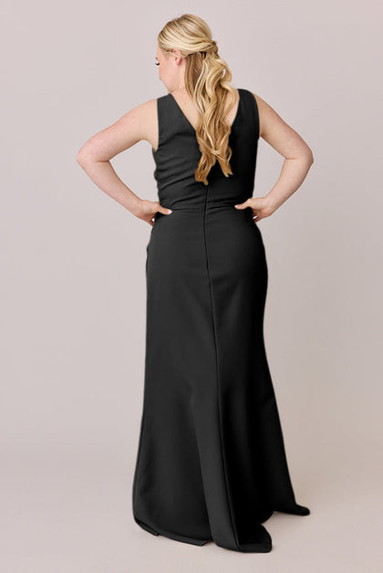 Dawson Crepe Dress | Made To Order | Black