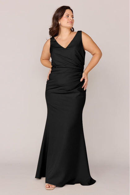Dawson Crepe Dress | Made To Order | Black