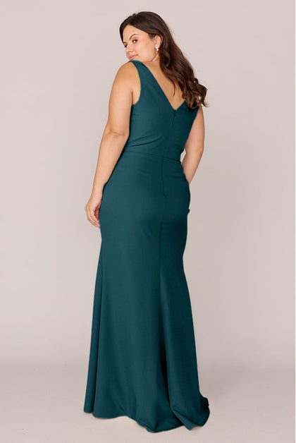 Dawson Crepe Dress | Made To Order | Classic Emerald