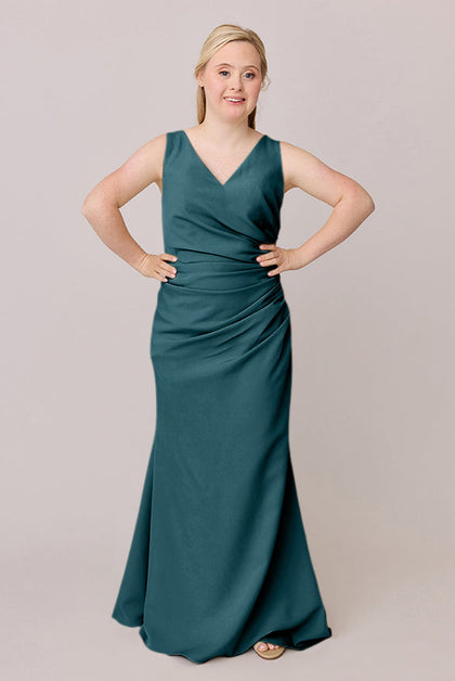 Dawson Crepe Dress | Made To Order | Classic Emerald