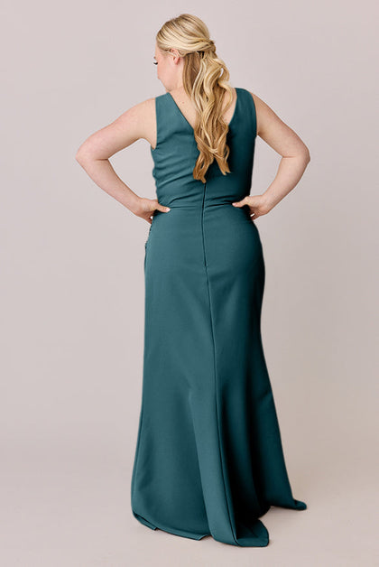 Dawson Crepe Dress | Made To Order | Classic Emerald