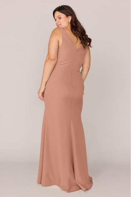 Dawson Crepe Dress | Made To Order | Desert Rose