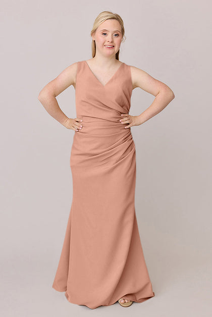 Dawson Crepe Dress | Made To Order | Desert Rose