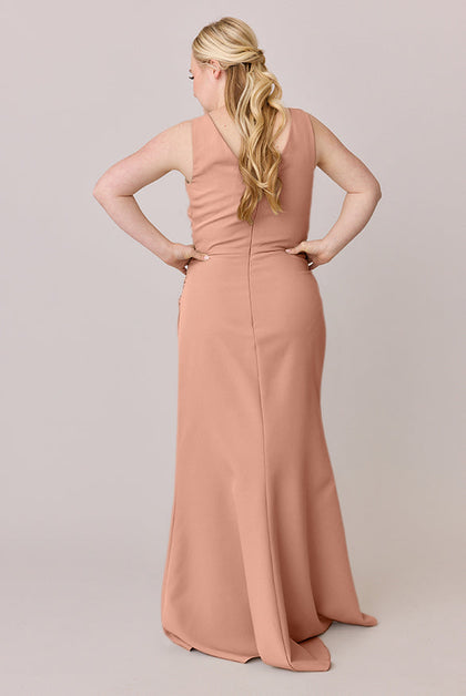Dawson Crepe Dress | Made To Order | Desert Rose