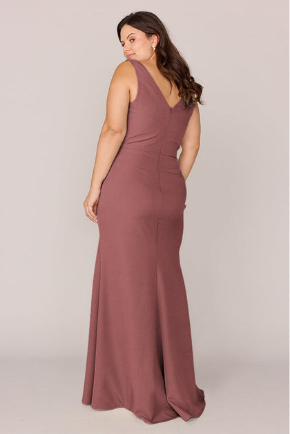 Dawson Crepe Dress | Made To Order | Dusty Rose
