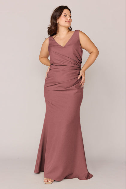 Dawson Crepe Dress | Made To Order | Dusty Rose