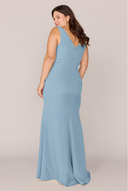 Dawson Crepe Dress | Made To Order | French Blue