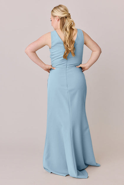 Dawson Crepe Dress | Made To Order | French Blue